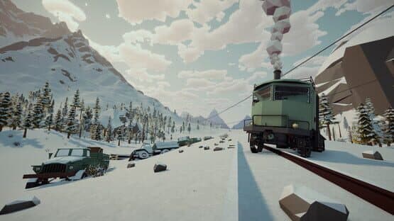 Snow Steam Trail screenshot 1