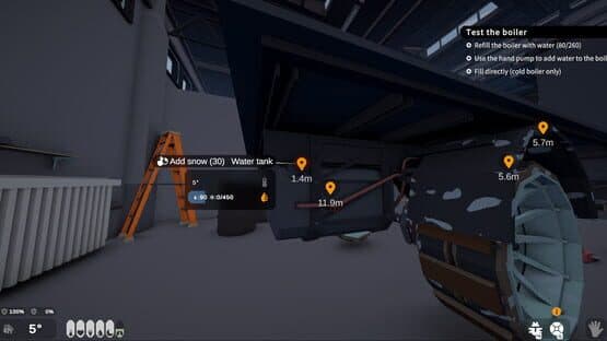 Snow Steam Trail screenshot 3